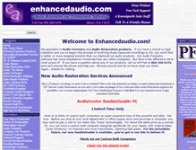 Tablet Screenshot of enhancedaudio.com
